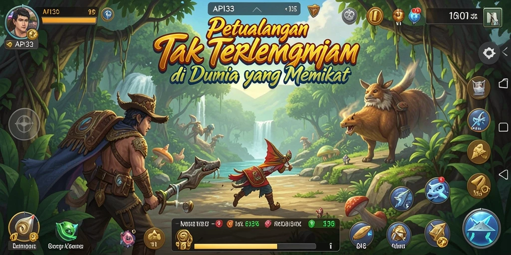 Tampilan menakjubkan dari gameplay seru di API33.