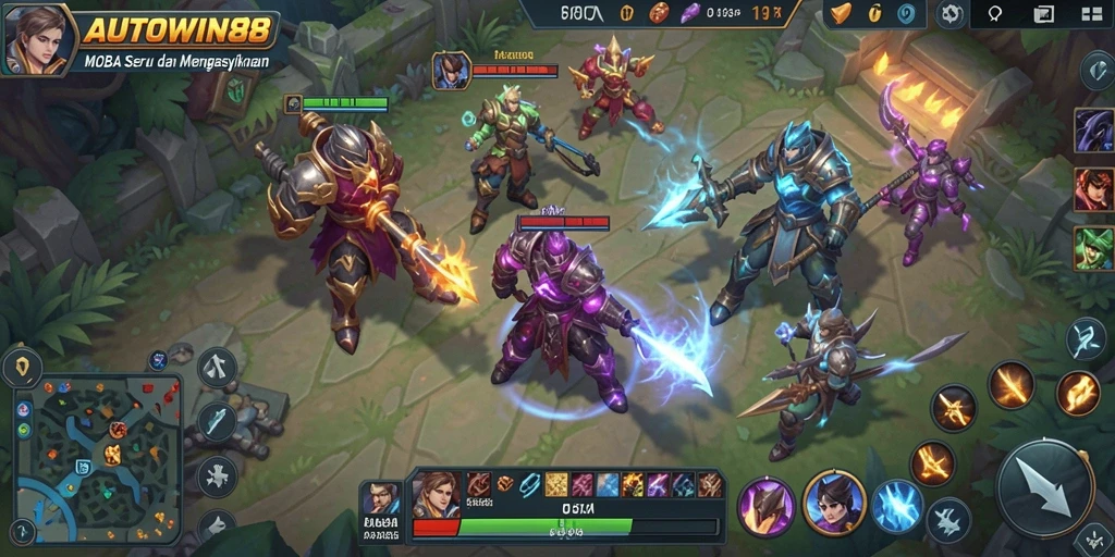 Tampilan gameplay menarik dan seru di AUTOWIN88.