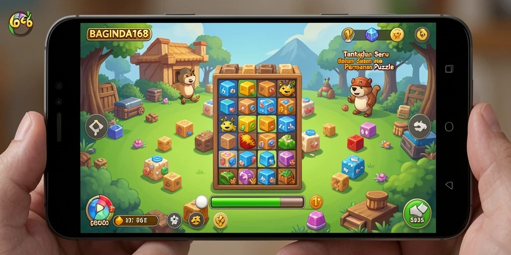 Tampilan gameplay seru dan menantang dari BAGINDA168.
