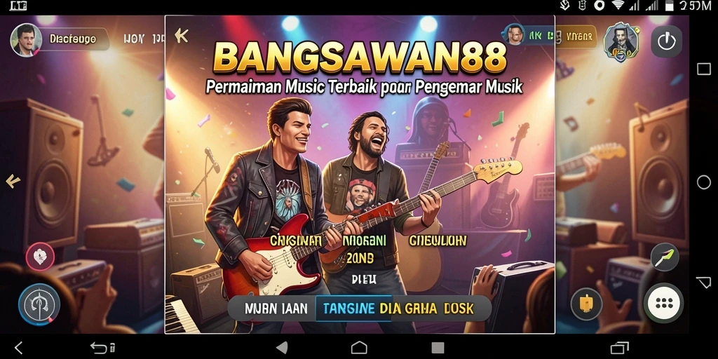 Tampilan gameplay <strong>BANGSAWAN88</strong> yang menakjubkan saat bermain musik.