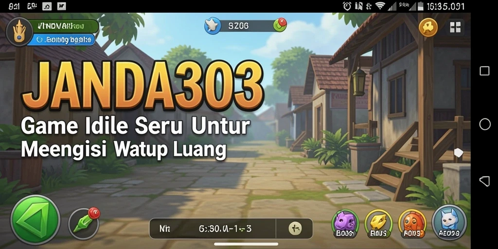 Tampilan gameplay JANDA303 yang seru dan menarik.