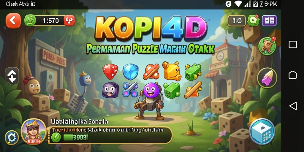 Tampilan gameplay menarik dalam KOPI4D yang penuh tantangan Puzzle.
