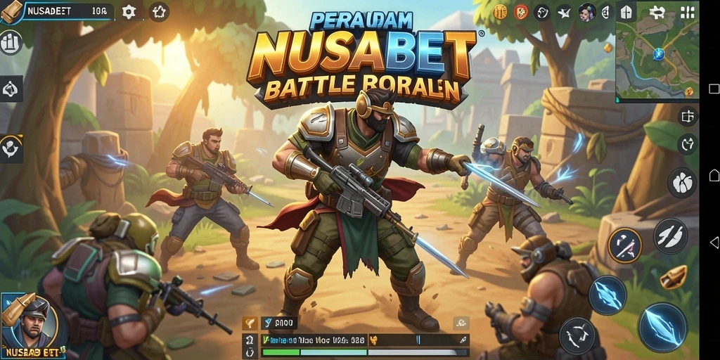 Tangkap momen seru dalam gameplay Battle Royale NUSABET.