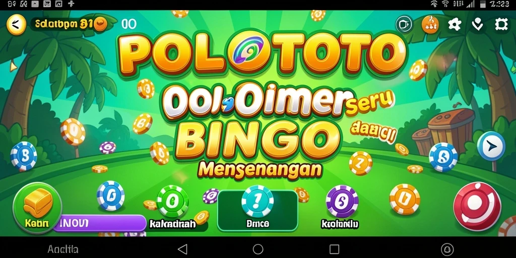 Tangkapan layar POLOTOTO menampilkan gameplay Bingo yang mendebarkan dan interaktif.