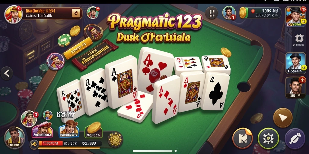 Tangkapan layar PRAGMATIC123 menampilkan gameplay Domino yang menarik dan interaktif.