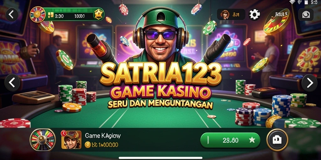 Tampilan gameplay SATRIA123 yang mendebarkan dan penuh warna.